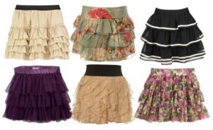 how to sew a skirt with ruffles