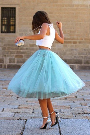 on a petticoat