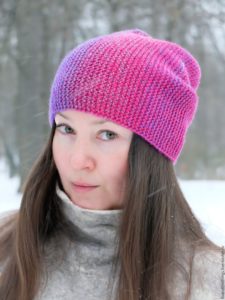 gorro rosa