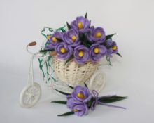 wollen bloemen