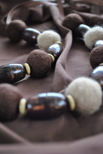 wool beads