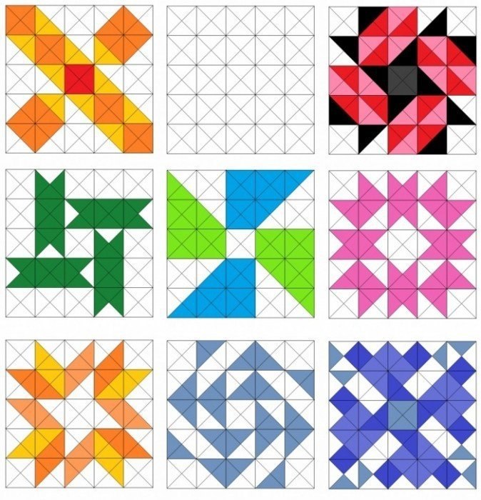 tagpi-tagpi na mga pattern ng kumot