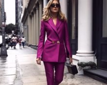 pink business suit