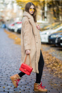 borsa con cappotto