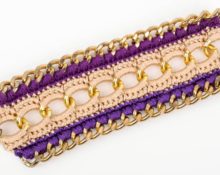 Pagkalat ng crochet bracelet 3