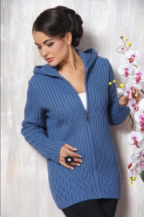 Kapuzenpullover blau