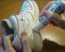 Zapatillas, pintar la suela 2.