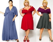 Vestidos sem alças para mulheres plus size 3