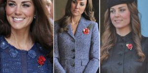 kate middleton với trâm cài