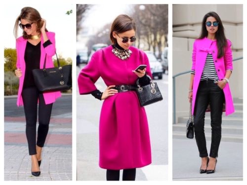 pink coat