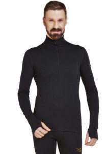 black thermal underwear