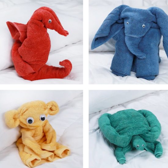 toys made from towels