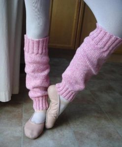 roze beenwarmers