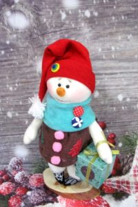 fleece snowman pattern