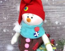 fleece snowman pattern