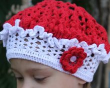 openwork beret