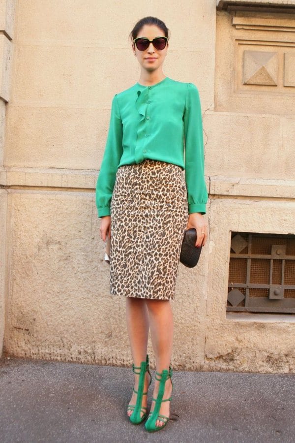 leopard and mint