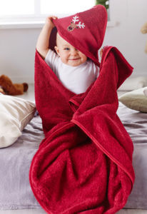 how to sew a towel with a hood for a child