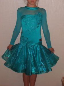 vestido de dança de salão