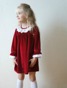 velvet dress for girls