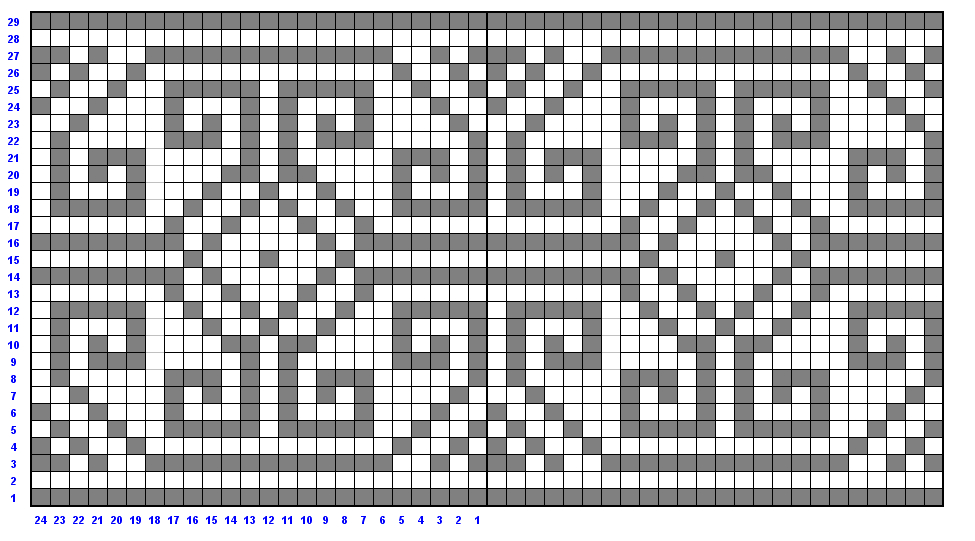 corak jacquard tali pinggang mengait