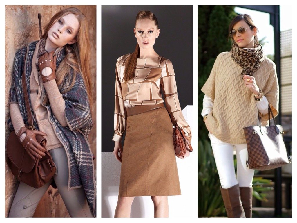 combinations of beige and brown