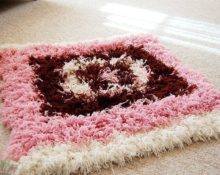 DIY thread rug