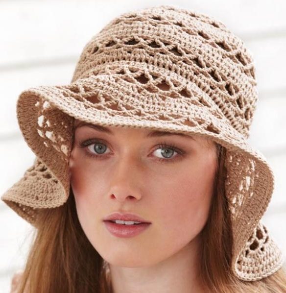 larawan ng crochet hat 8