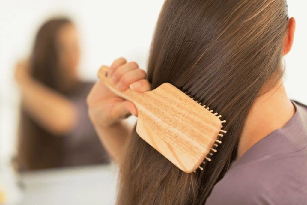 cabelo de um pente