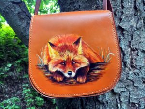 hand painted bag