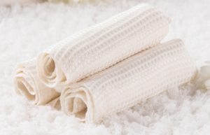 light waffle towels