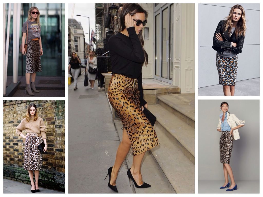 leopard print skirt