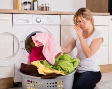 how to remove odor from towels