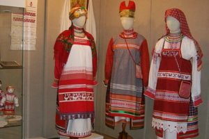 traje de boda de los pueblos de la región de Kaluga