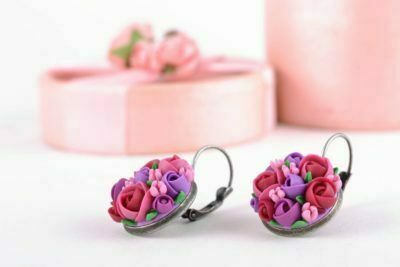 polymer clay earrings