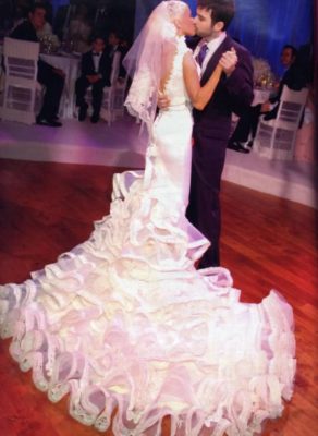 Vestido de novia de Cristina Aguilera