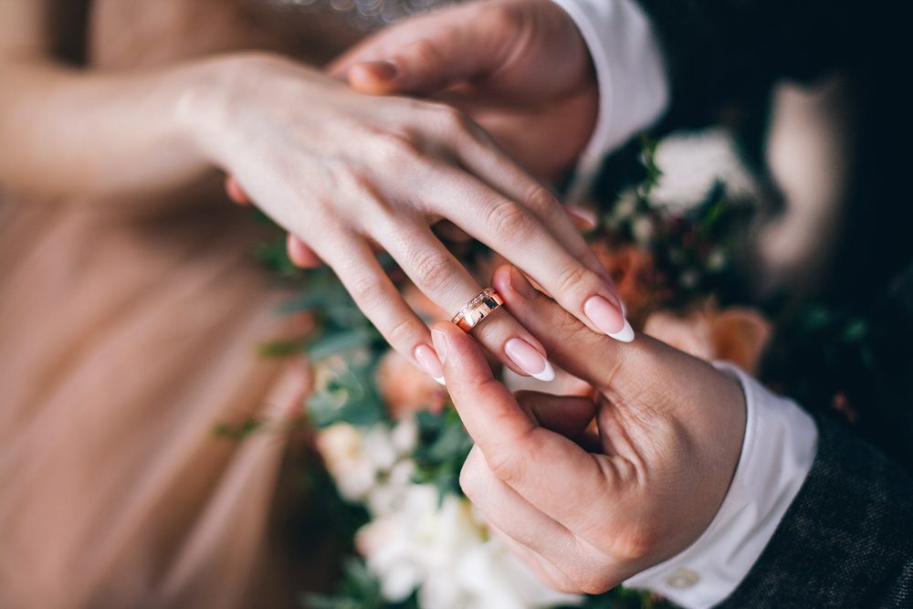 exchange of wedding rings