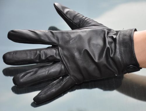 leather gloves