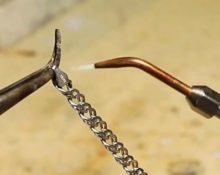 how to solder a silver chain at home