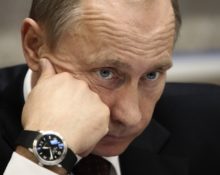 Il primo ministro russo Vladimir Putin a