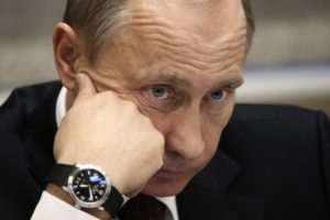 Le Premier ministre russe Vladimir Poutine à