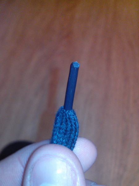 Finished straw tip