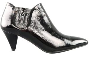 lacquer ankle boots