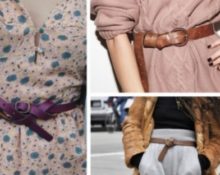 How to tie a belt at your waist beautifully