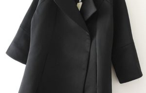 manteau sans boutons