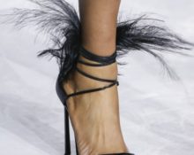 feather sandals