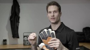 explains how to find goalie gloves