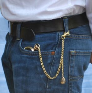 Taschenuhr mit Jeans