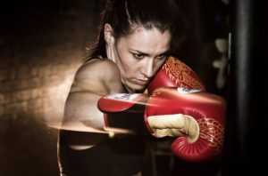 menina boxeadora