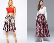 What to wear with a floral skirt